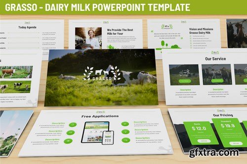 Grasso - Dairy Farm Powerpoint Template