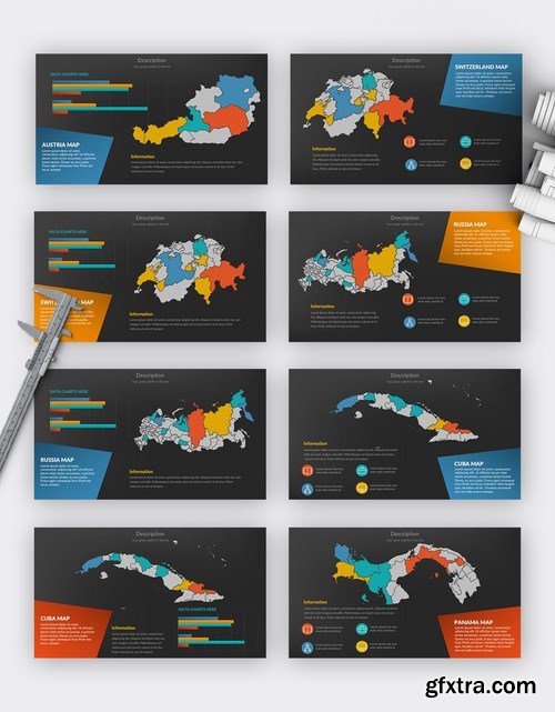 World Map Powerpoint and Keynote Templates