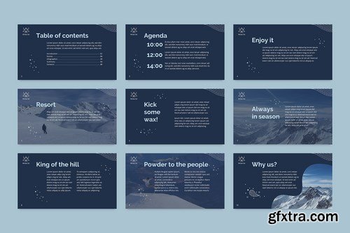 Ski Resort PowerPoint Presentation Template