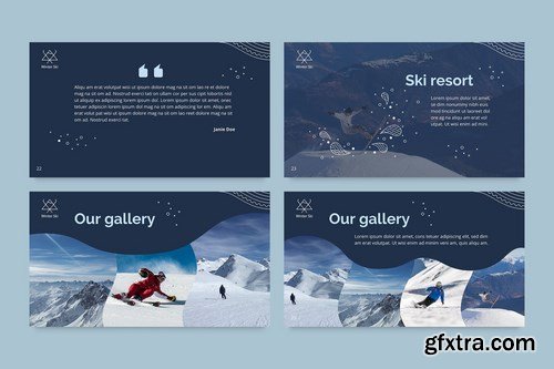 Ski Resort PowerPoint Presentation Template