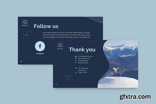 Ski Resort PowerPoint Presentation Template