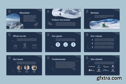 Ski Resort PowerPoint Presentation Template