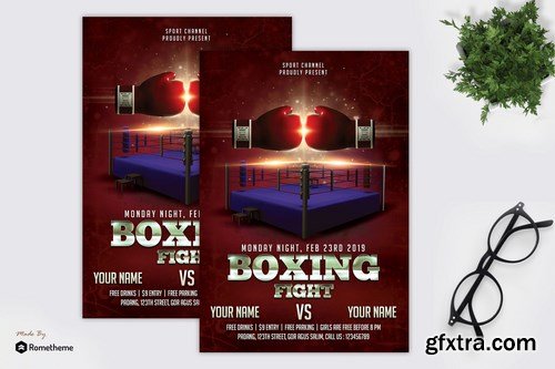 Boxing Fight - Flyer vol.02 MR