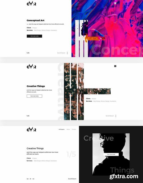 Cypr - Personal Portfolio PSD Template