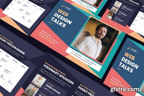 Conference A5 Business Flyer PSD Template
