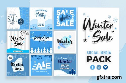 Winter Social Media Template