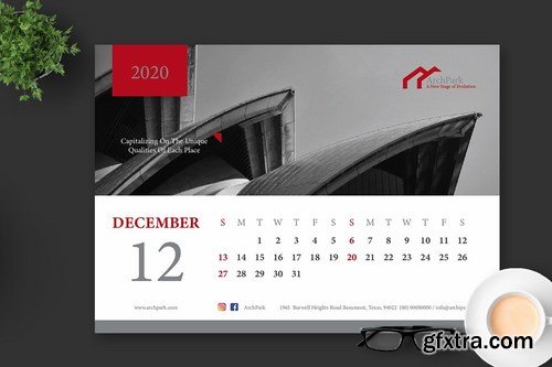 2020 Architect Building Office Calendar Pro