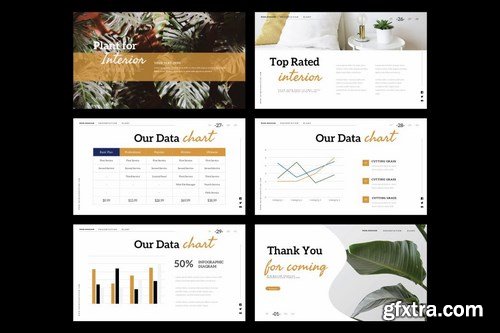 BOTANICAL PLANT STORE - Powerpoint and Keynote Templates