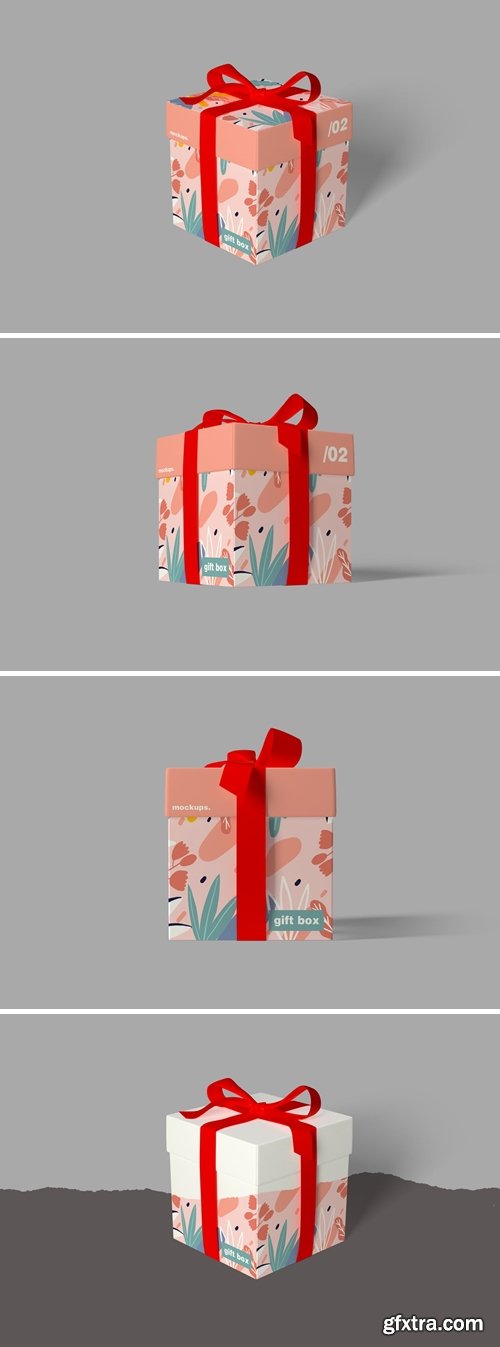 Gift Box Mockups