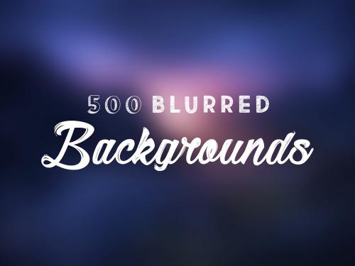 500 Blurred Backgrounds - 500-blurred-backgrounds