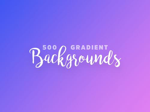 500 Gradient Backgrounds - 500-gradient-backgrounds