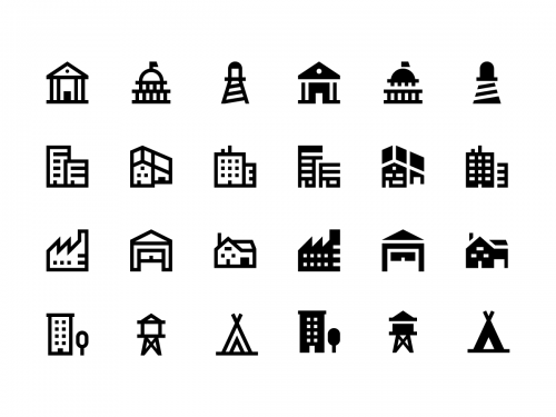 56 Buildings Icons - 56-buildings-icons