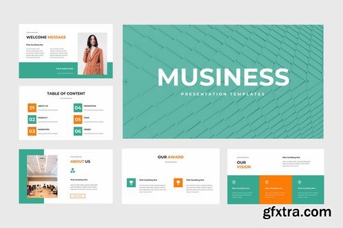 Musiness – Powerpoint Google Slides and Keynote Templates