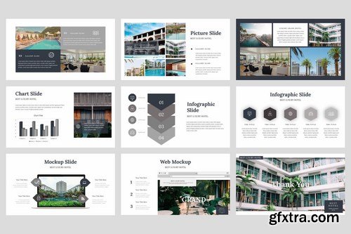 Grand - Hotel Powerpoint Google Slides and Keynote Templates