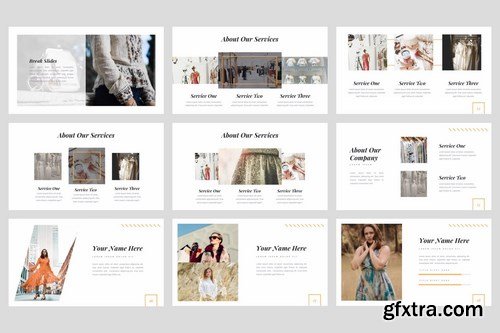 Fedora - Fashion Powerpoint Google Slides and Keynote Templates