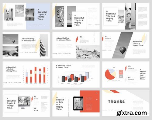 Euza - Travel Powerpoint Google Slides and Keynote Templates