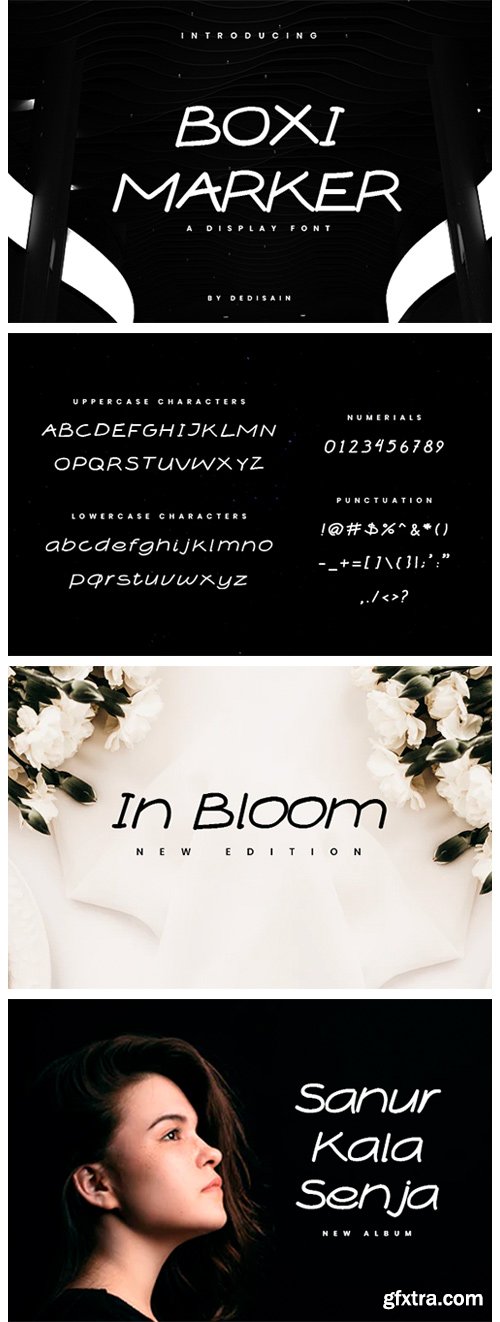 Boxi Marker Font