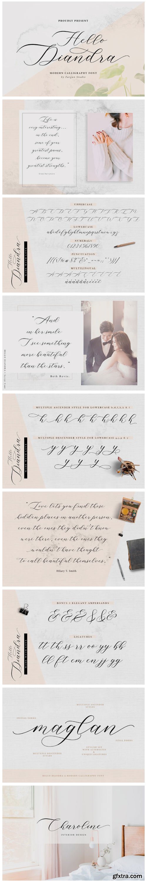 Hello Diandra Font