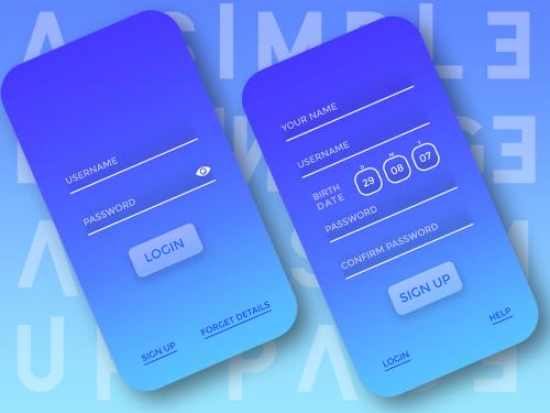A Simple Login & Sign Up Page UI with detailed features. - a-simple-login-sign-up-page-ui-with-detailed-features