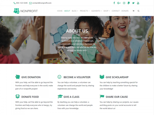 About Page - Nonprofit WordPress Theme - about-page-nonprofit-wordpress-theme