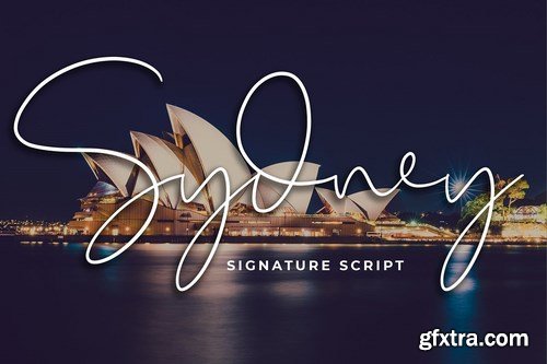 CM - Sydney Signature Script Font 4347385