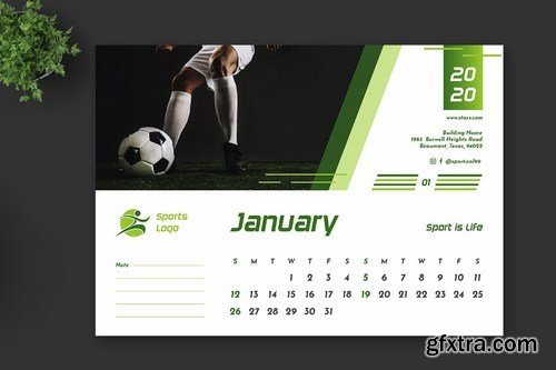 2020 Sport Calendar Pro