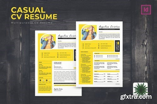 Cassual CV Resume Template