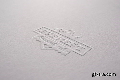 Embossed Paper Mockup