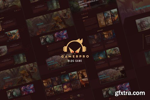 GAMERPRO - Fantastic Blog Sketch Template