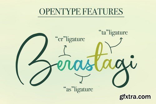 CM - Berastagi Signature Font 4347443