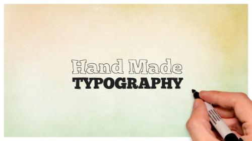 Videohive - Hand Drawn Typography