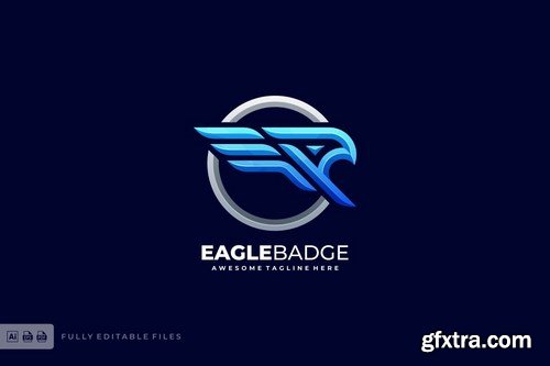 Eagle Badge Bold Logo Template