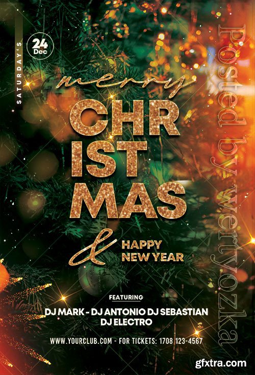 Magic Christmas - Premium flyer psd template