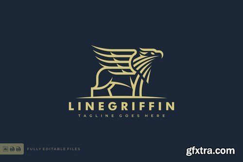 Griffin Lineart Logo template