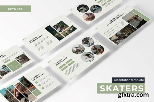 Skaters - Powerpoint Google Slides and Keynote Templates