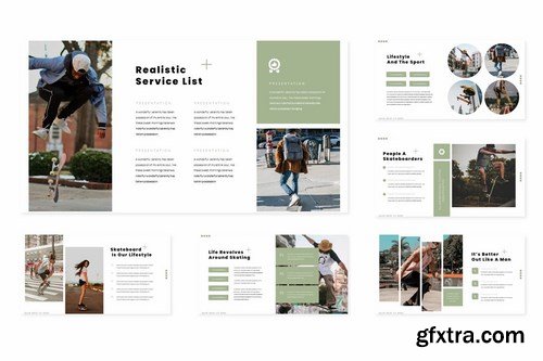 Skaters - Powerpoint Google Slides and Keynote Templates