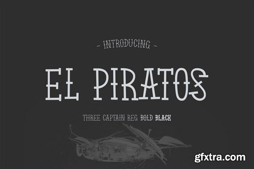 EL PIRATOS - Sailor Tattoo Font