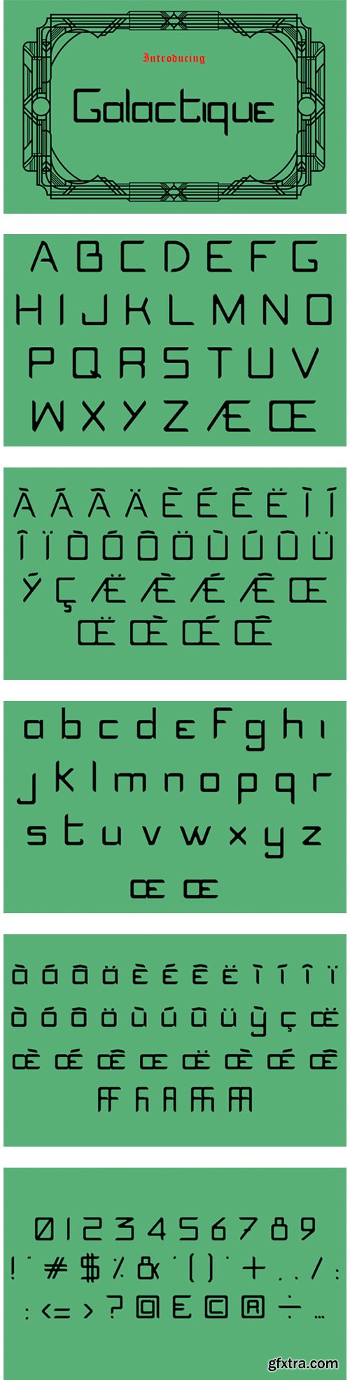 Galactique Font