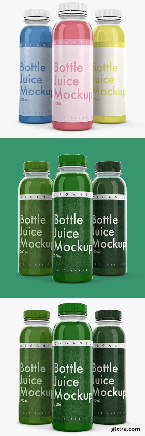 3 Plastic Bottle Mockups 305773215