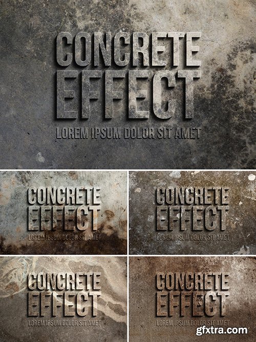 3D Concrete Text Effect 305784283