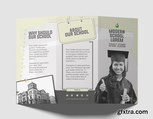 School Trifold Brochure