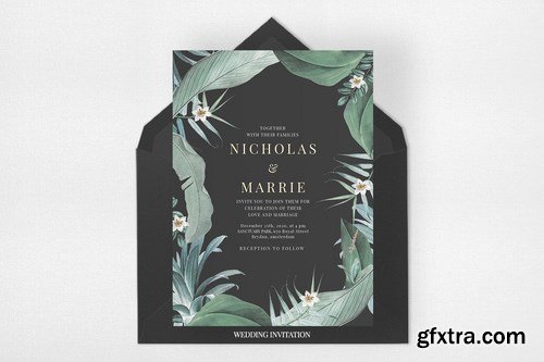 Modern Tropical Wedding Suite