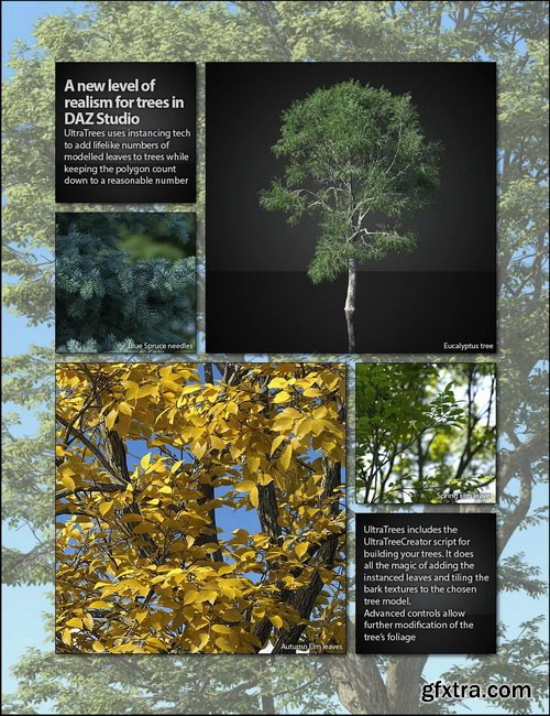 Daz3D - UltraTrees - Realistic Tree System