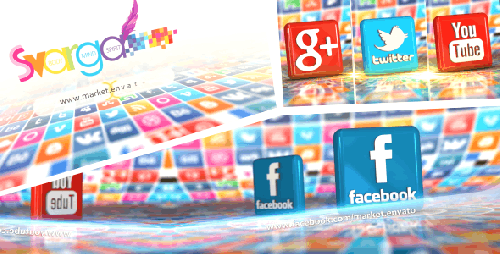 Videohive - 3D Social World