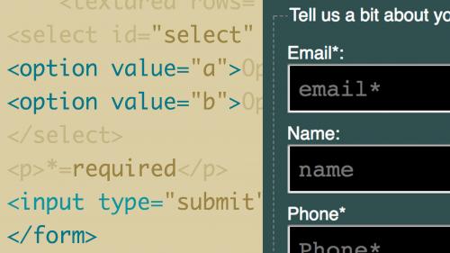 Lynda - Building HTML5 Forms with Dreamweaver - 606089
