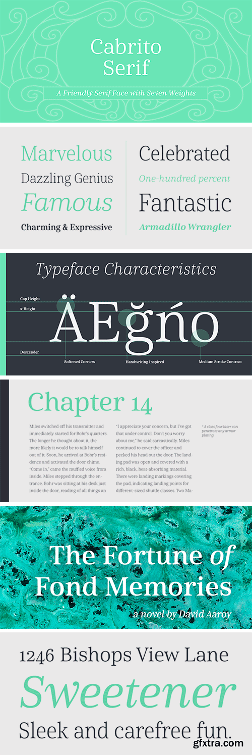 Cabrito Serif Font Family