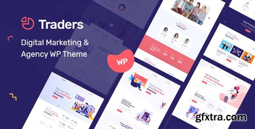 ThemeForest - Traders v1.0 - Digital Marketing & Agency WordPress Theme - 25064088