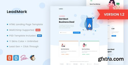 ThemeForest - LeadMark v1.2 - Business HTML Landing Page Template - 22547251