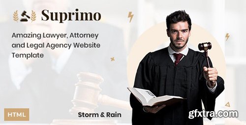 ThemeForest - Suprimo v1.0 - Lawyer Attorney Website HTML Template (Update: 26 November 19) - 25132077