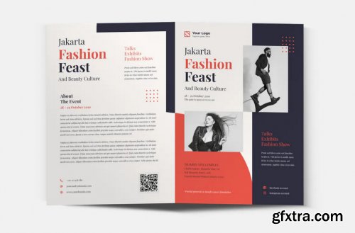 Bifold Brochure Template - Event Flyer